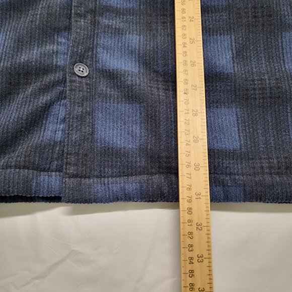 Weatherproof Vintage Corduroy Jacket Mens XL Sherpa Lined Button Up Plaid - Picture 15 of 16